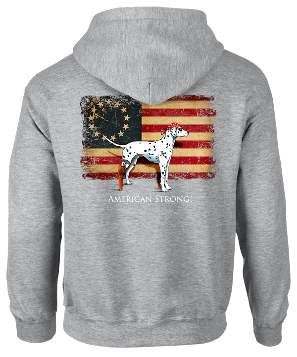 American Strong - Full Zip Hooded Sweat