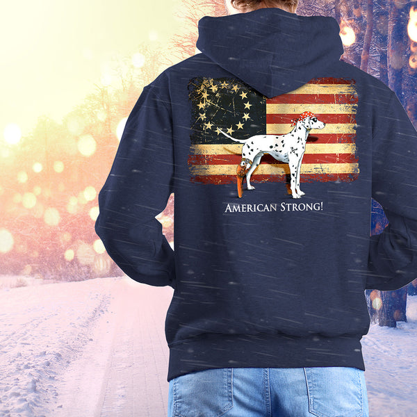 American Strong - Full Zip Hooded Sweat