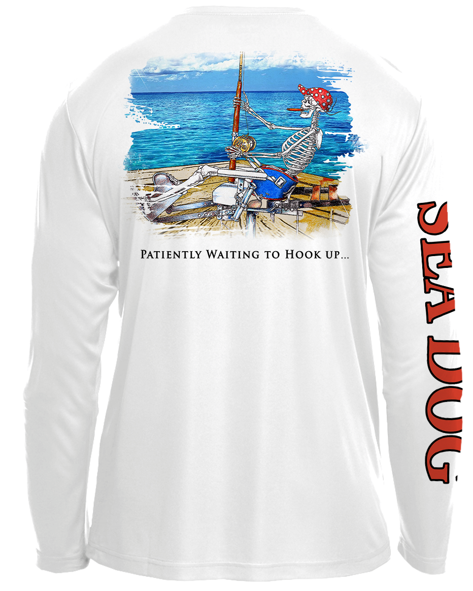 Bones Fisherman - UPF 40 Long Sleeve Shirt - Sea Dog Shop